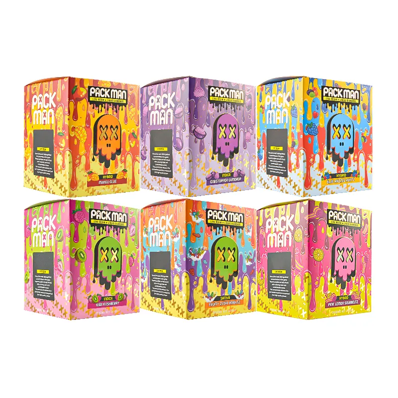 USA Hot Sale Packman Mini 1.5g Disposable Vape Pens 1500mg Device Pod
