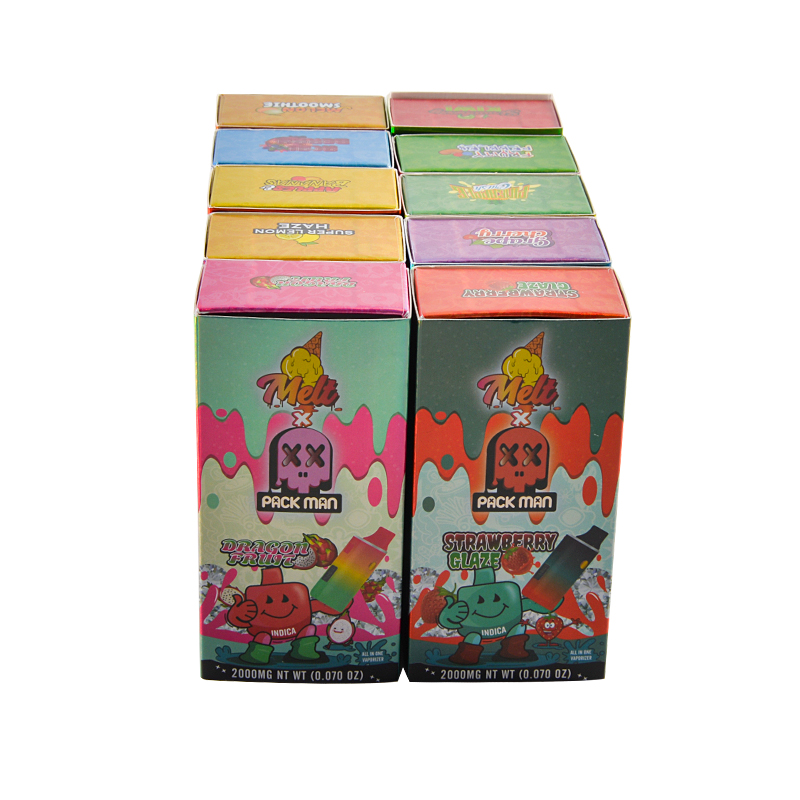 USA  Melt × Packman Disposable Vape Pen Wholesale 2g 10 Flavors