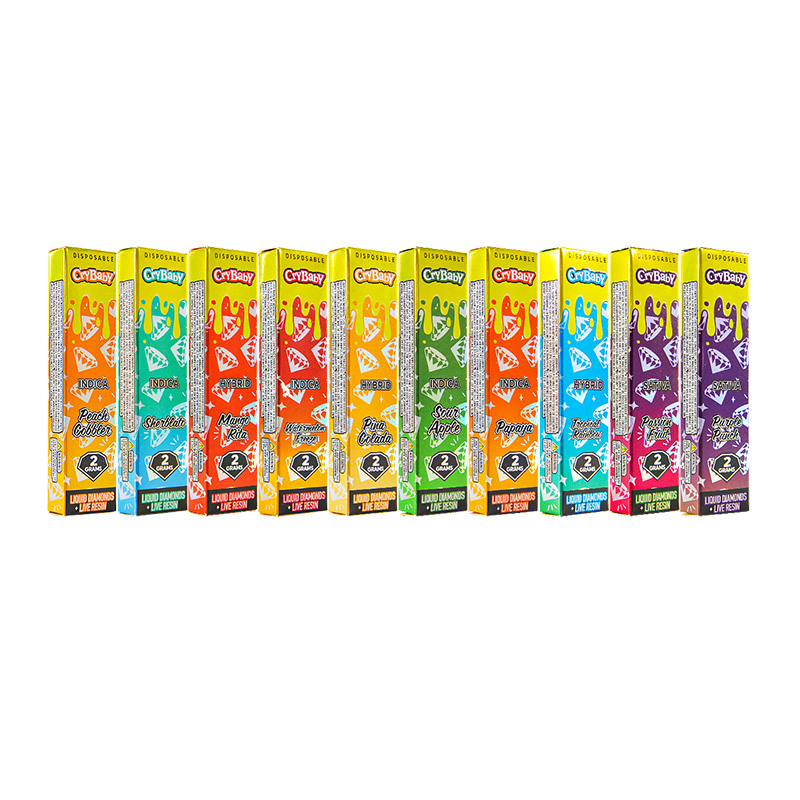 USA Crybaby 2g Disposables 10 Flavors empty vapes