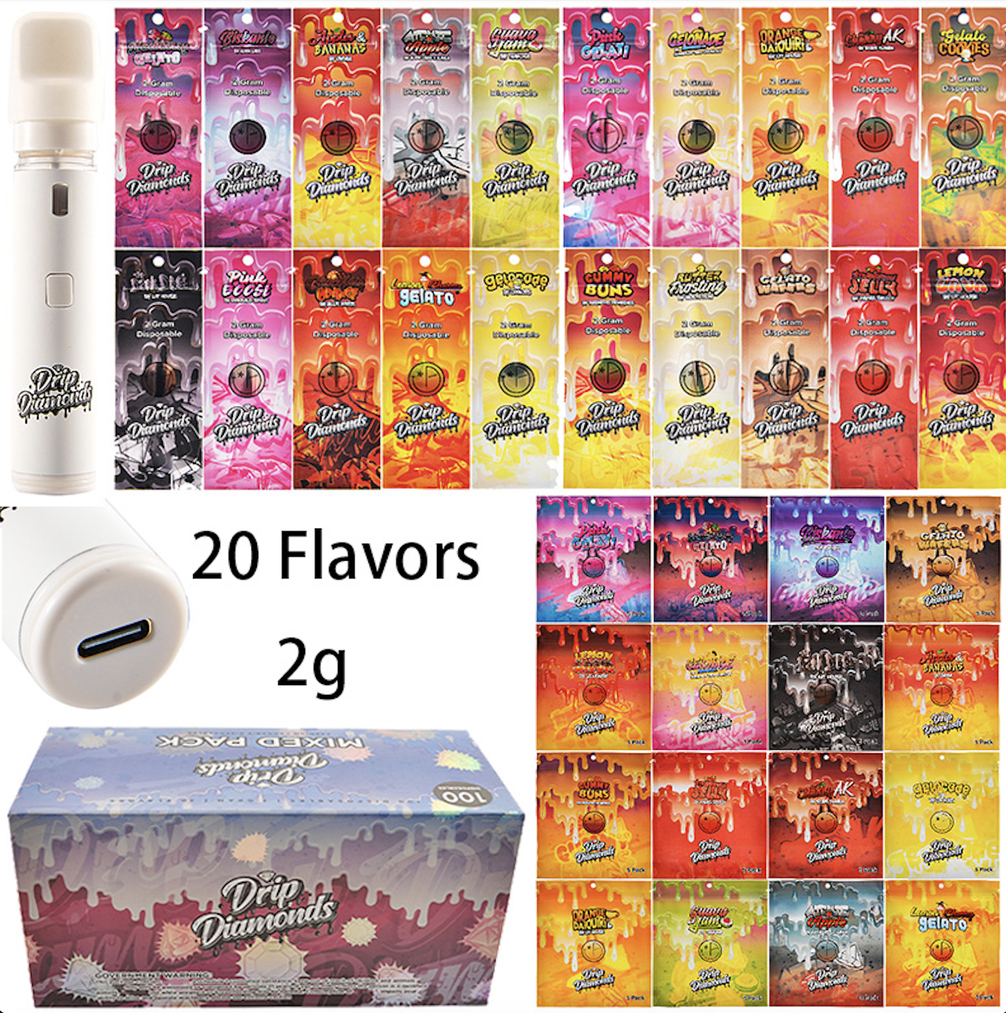 Drip Diamonds Disposable 2G
