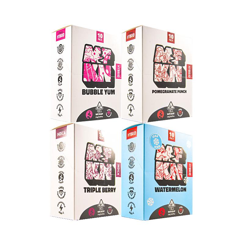USA stock MFKN 2G Disposable 10 Flavors