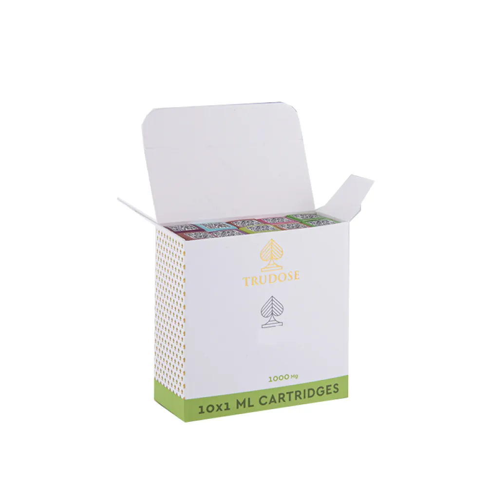 Trudose Vape Cartridges 1ml 0.8ml 10 Flavors