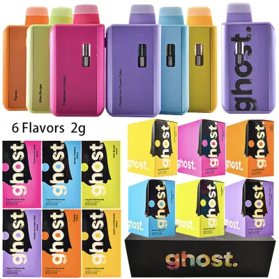 Ghost 2g disposables 6 Flavors 01