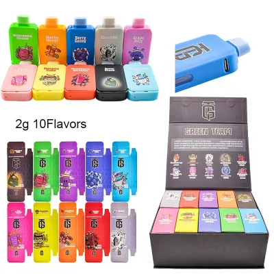 Green Team Disposables 2g  10 Flavors 01