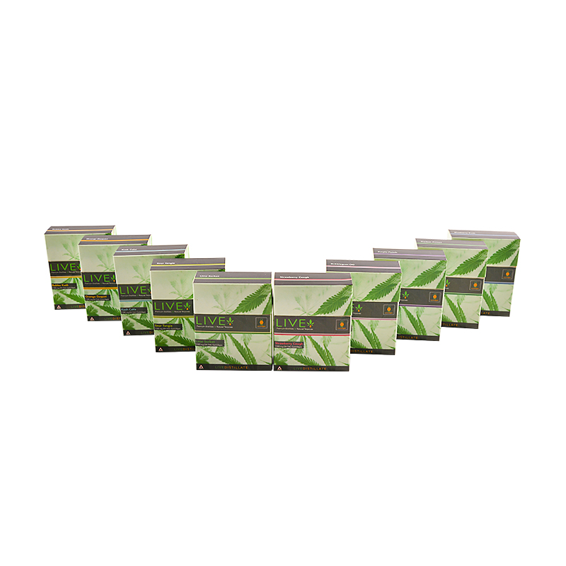 New Live Distillate Cartridges 1ml 10 Flavors