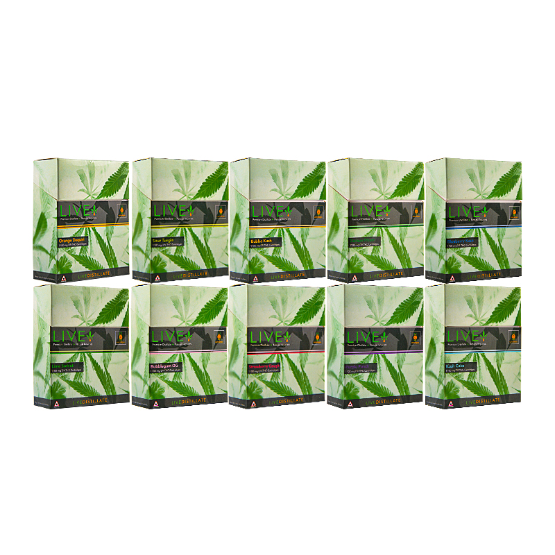 New Live Distillate Cartridges 1ml 10 Flavors