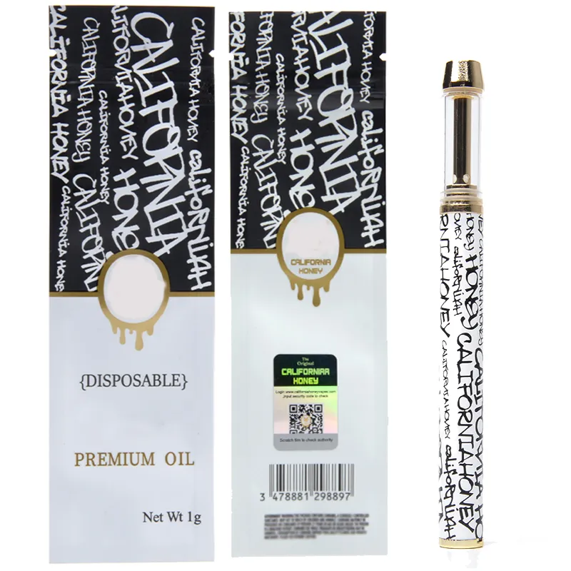 USA CALIFORNIA HONEY disposable vape pens 1g 10 Flavors