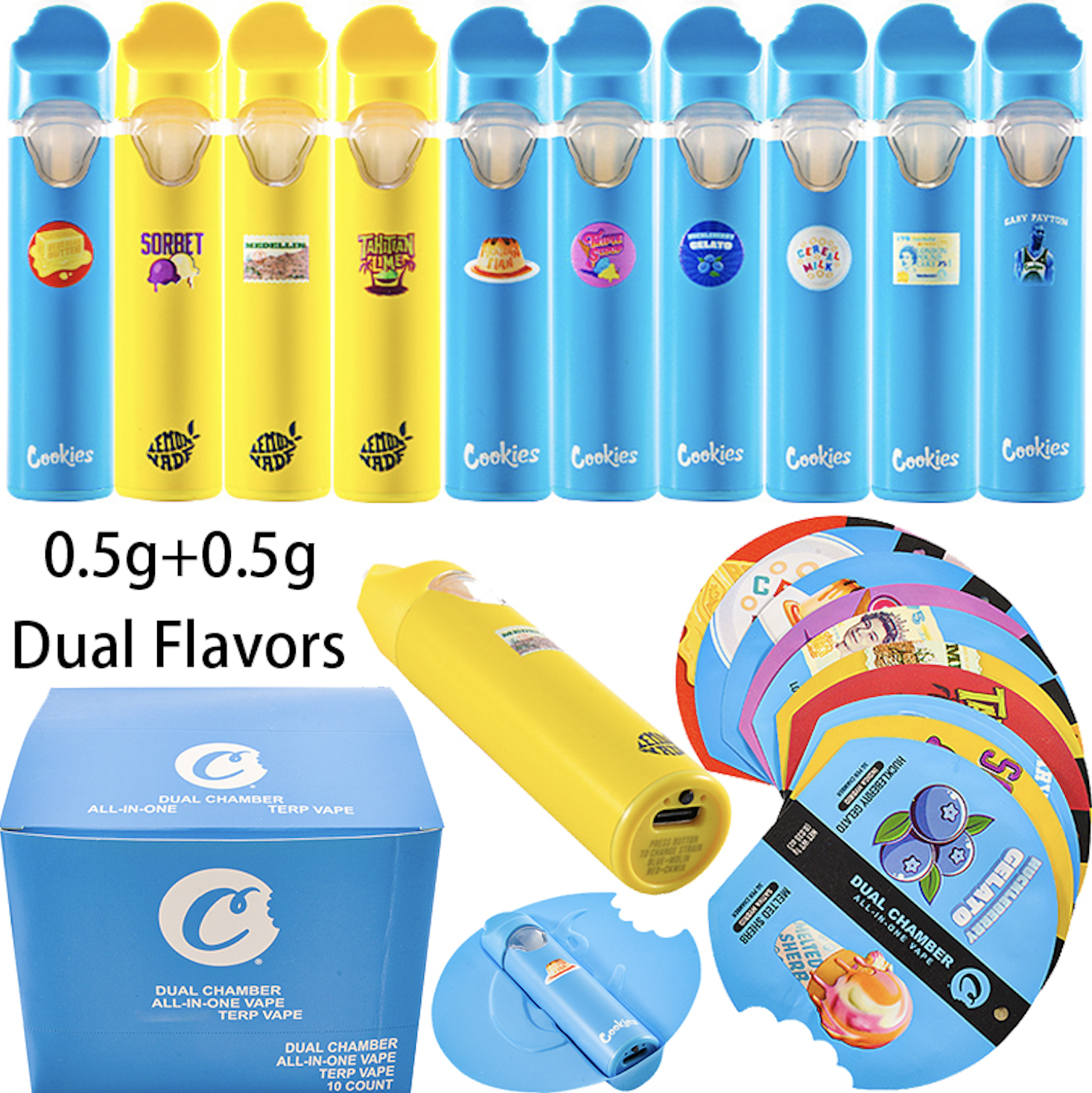 Cookies Dual Chamber 1ml
