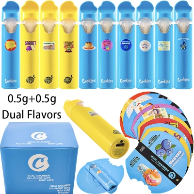 Cookies Dual Chamber 0.5g+0.5g Disposables  10 falvors 01