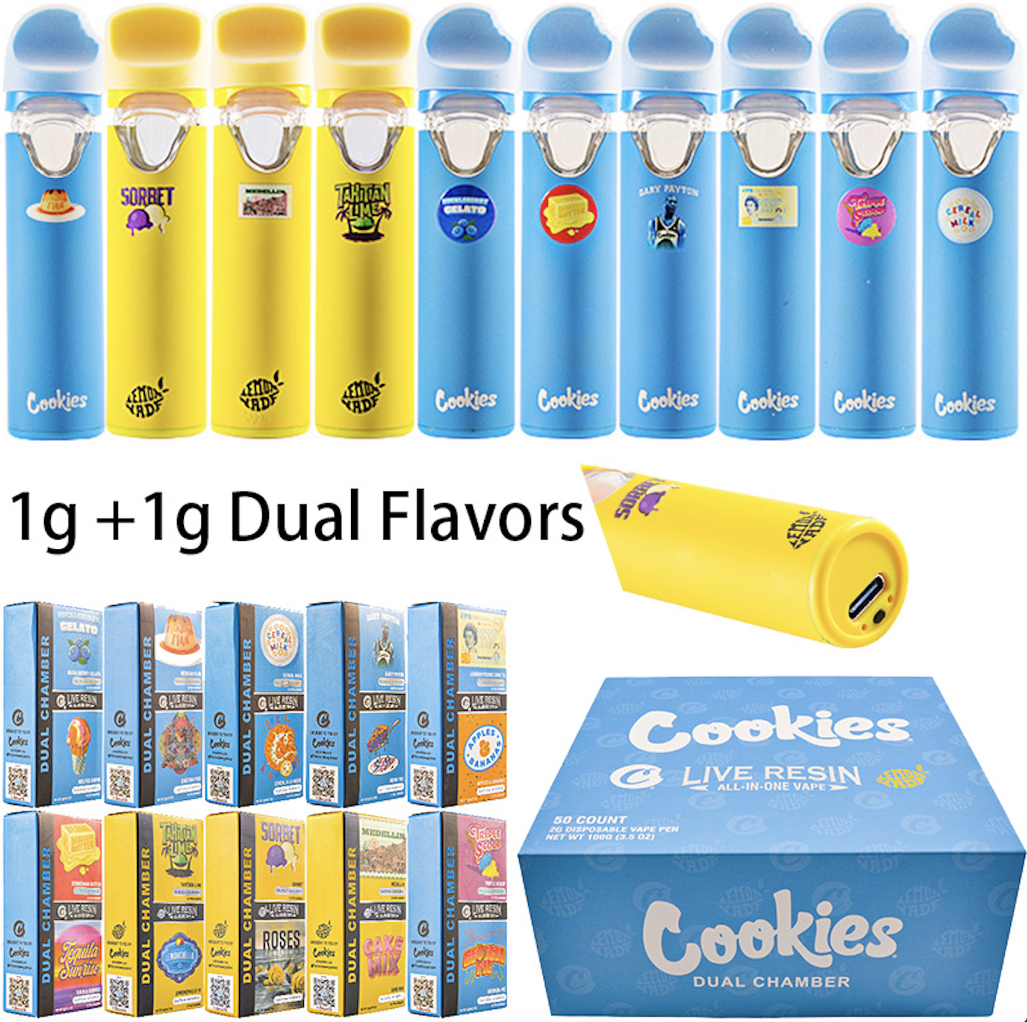 Cookies Dual Chamber 2ml
