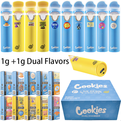 Cookies Dual Chamber 1g+1g Disposables  01
