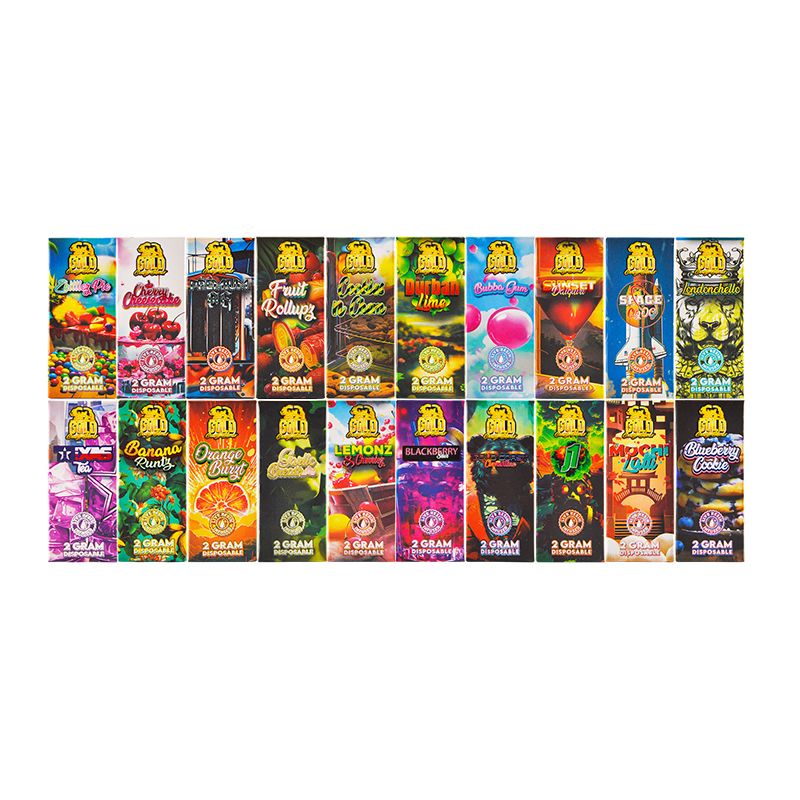 GCC gold coast clear 2g Disposable V2 10 Flavors