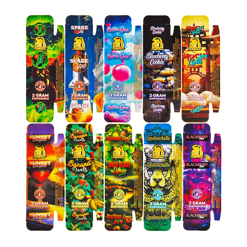 GCC gold coast clear 2g Disposable V2 10 Flavors