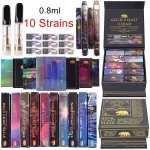 Gold Coast Clear Vape Cartridges 0.8ml 1ml 10 Flavors
