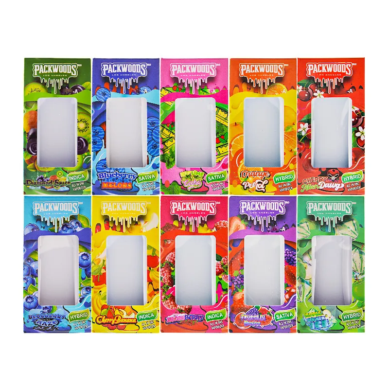New Packwoods with Digital Screen Disposables 2g 10 Flavors 