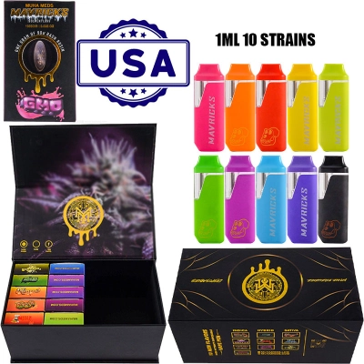 MUHA MEDS MAVRICKS Disposable Vape Pens Colorful 1g  10 Flavors 01