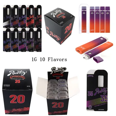 Distillate Runtz Runty Dabwoods 1G Disposables 10 Flavors 01