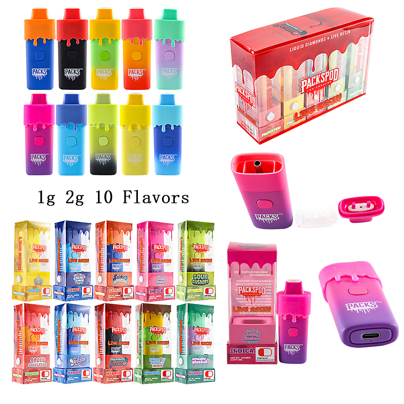  packspod disposables 1g 2g