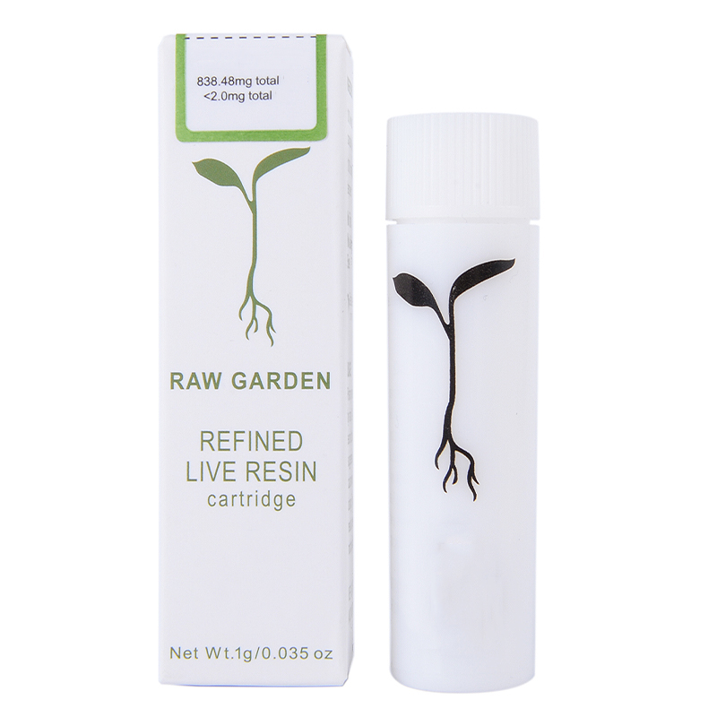 Raw Garden vape cartridges 0.8ml 1ml
