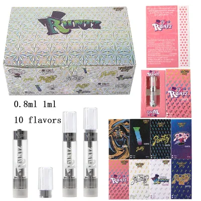 Runtz Vape Cartridges 0.8ML 1ML 10 Flavors 01