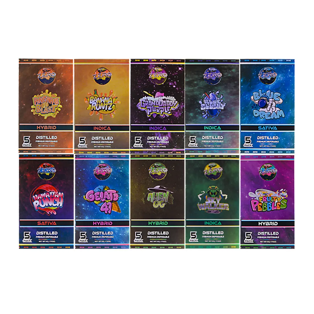 Zero Disposable Vape Pens 1ml  10 Flavors