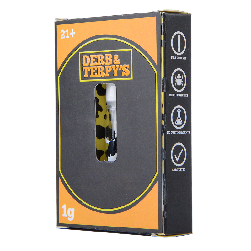 Derb and Terpys Vape Cartridges 1ml 10 Flavors
