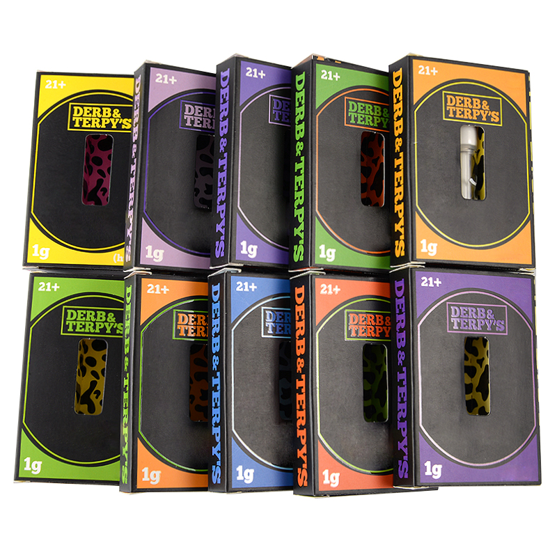 Derb and Terpys Vape Cartridges 1ml 10 Flavors
