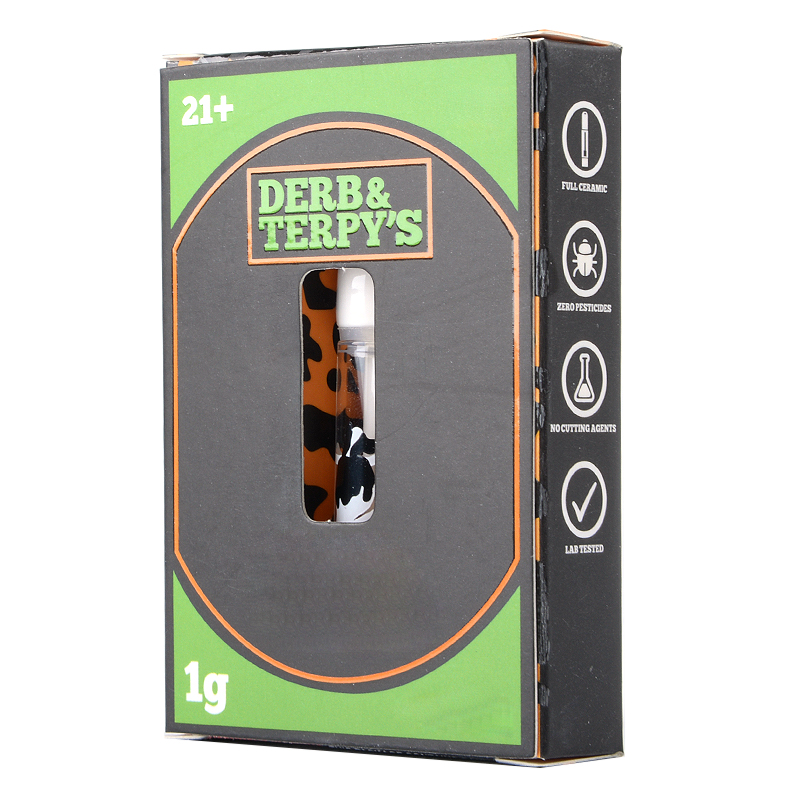 Derb and Terpys Vape Cartridges 1ml 10 Flavors