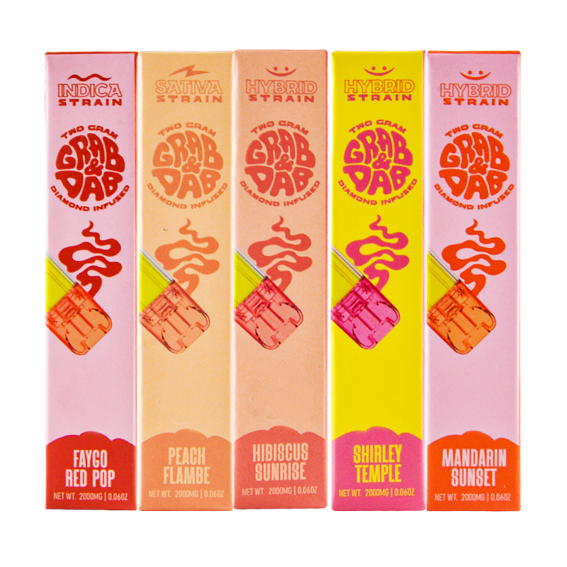 GRAB&DAB disposable vapes 2g 10 Flavors  