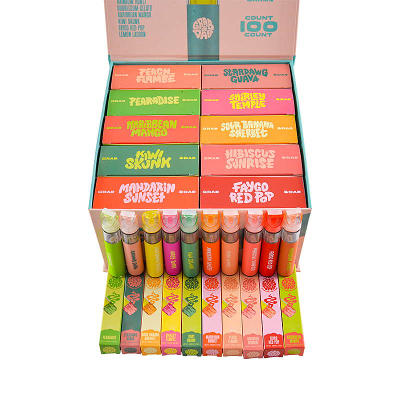 GRAB&DAB disposable vapes 2g 10 Flavors  