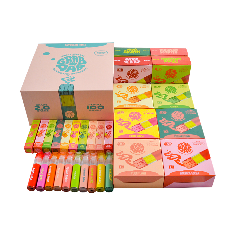 GRAB&DAB disposable vapes 2g 10 Flavors  
