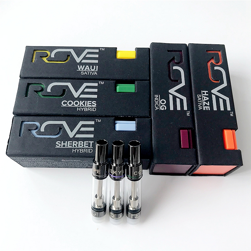 Rove Vape Cartridges 0.8ML 1ML 6 Flavors
