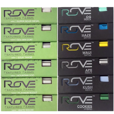 Rove Vape Cartridges 0.8ML 1ML 6 Flavors 02
