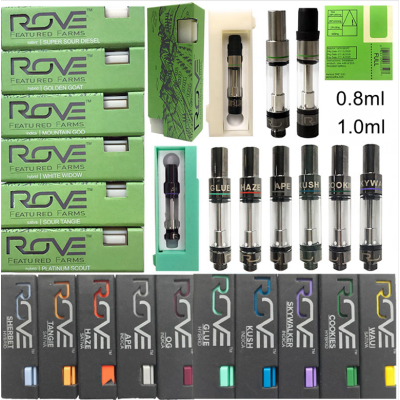 Rove Vape Cartridges 0.8ML 1ML 6 Flavors 01