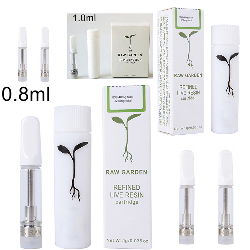  USA raw garden cartridges 0.8ml 1ml
