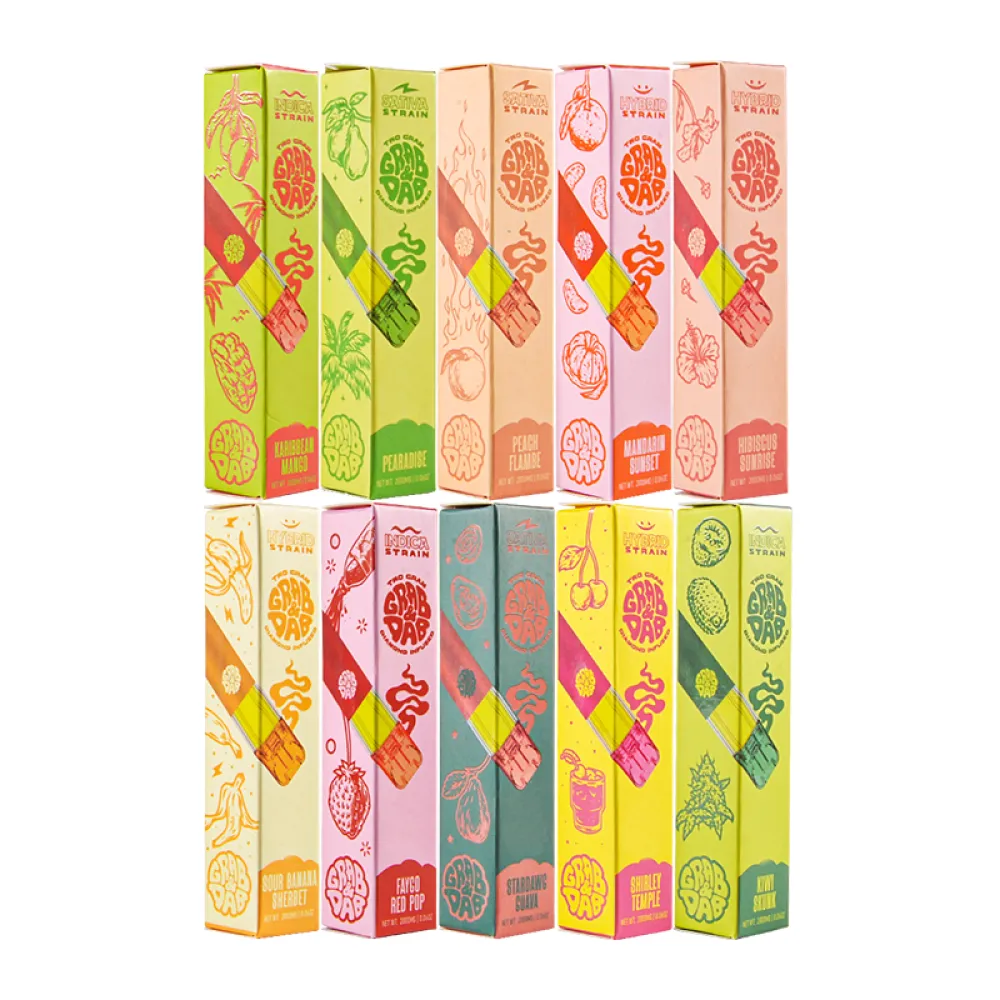 USA STOCK GRAB&DAB disposable vapes 2g 10 Flavors