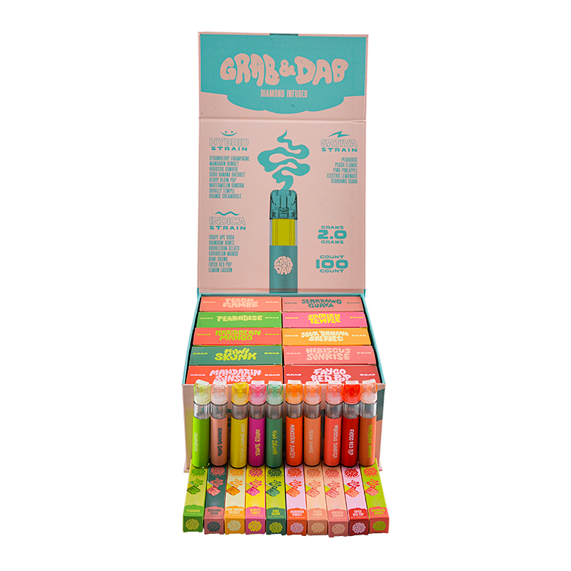 USA STOCK GRAB&DAB disposable vapes 2g 10 Flavors