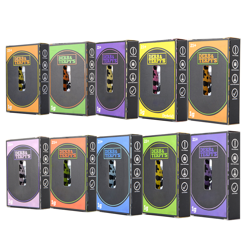 USA Warehouse Derb and Terpys Vape Cartridges 1ml 10 Flavors