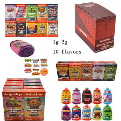 UK stock New Backpackboyz disposable 1g 2g 10 Flavors  01