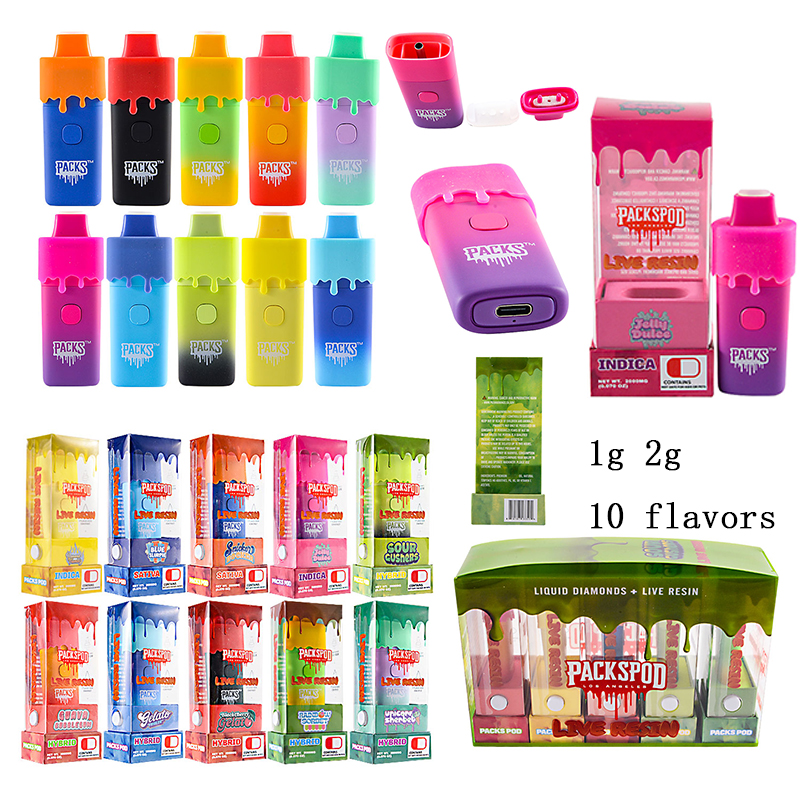 USA packspod disposables 1g 2g