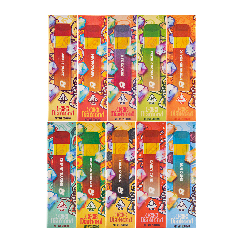 USA Warehouse New Favorite Disposable Vape Pens 2G 10 Flavors