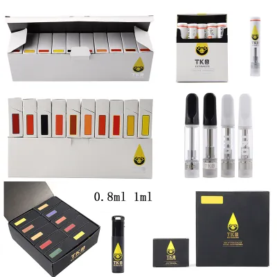 USA warehouse Tko Vape Cartridge 0.8ml 1ml 01