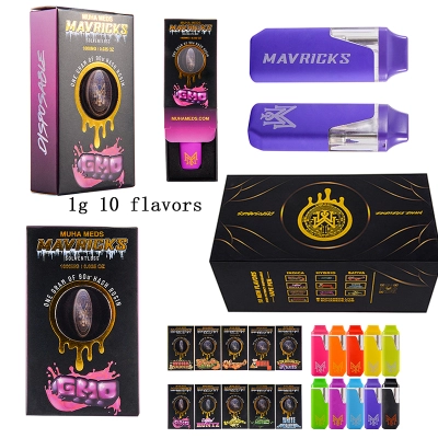 Germany warehouse MUHA MEDS MAVRICKS Disposable Vape Pens  colorful 1g 01