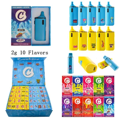 USA Stock Cookies with Digital Screen Disposables 2g 10 Flavors 01
