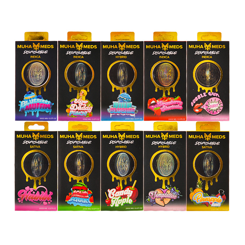 USA stock MUHA MEDS MAVRICKS Disposables 2g 10 Flavors in bulk