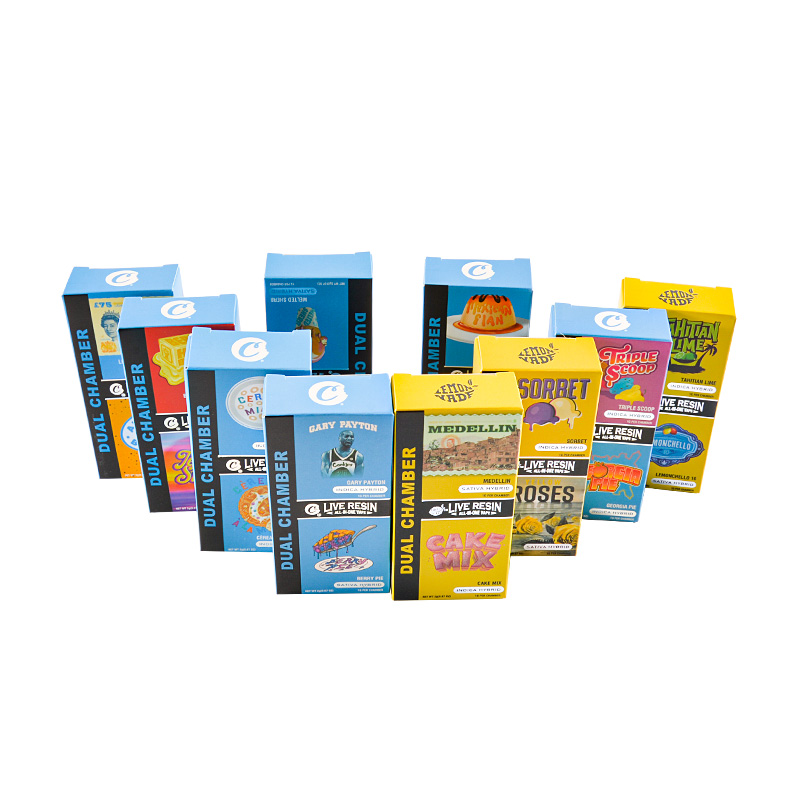 USA warehouse Cookies Dual Chamber 1g+1g Disposables  10 Flavors