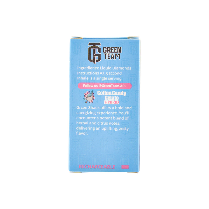 USA warehouse Green Team Disposables 2g 10 Flavors 