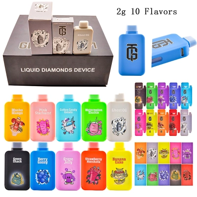 USA warehouse Green Team Disposables 2g 10 Flavors  01