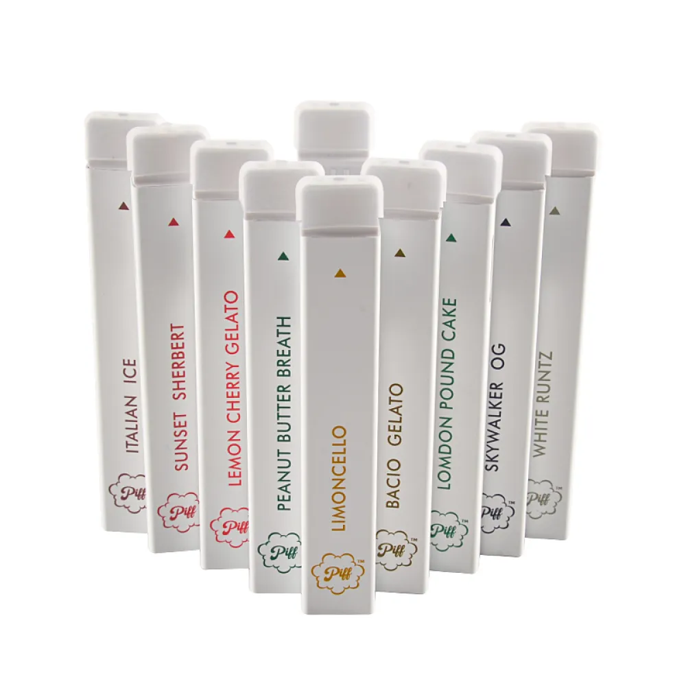 USA Piff Bar White Disposables 1ml 10 Flavors