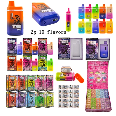 Empty Tyson Pod 2g Disposable Wholesale with  Screen Display 01